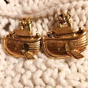 Vintage Noah's Ark Earrings